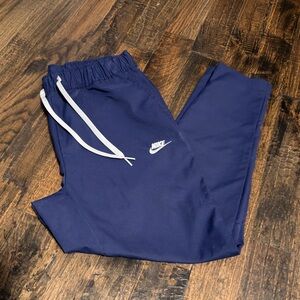Nike Navy Jogger Pants with White Accents